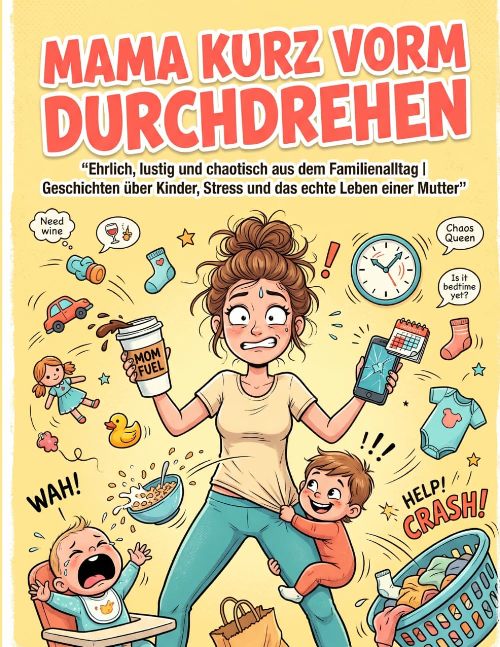 Mama kurz vorm Durchdrehen : Ehrlich, lustig und chaotisch aus dem Familienalltag | Geschichten über Kinder, Stress und das echte Leben einer Mutter