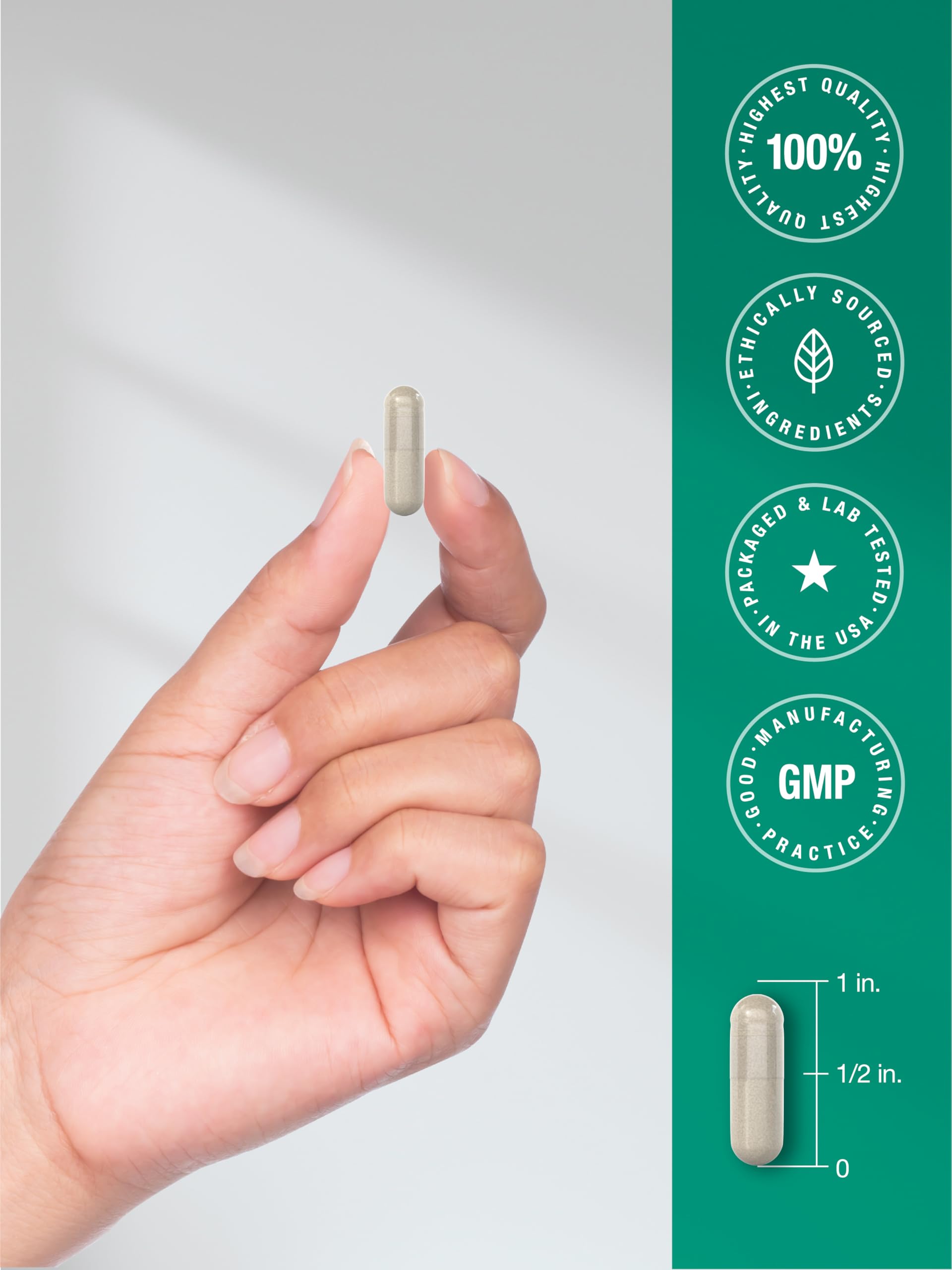 Horbäach Hyaluronic Acid Capsules | 250 mg | 240 Count — Amazon image 7