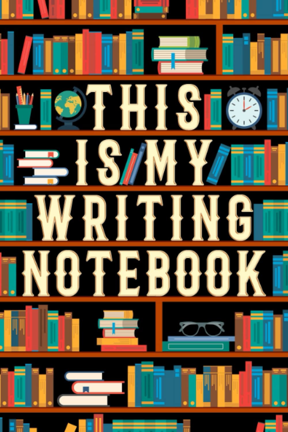 This is My Writing Notebook: A Reading Book Lover's Notebook | 6" x 9" (15.24 x 22.86 cm) 120 Blank Lined Pages Writer Sketchbook for Drawing Sketching and Notes