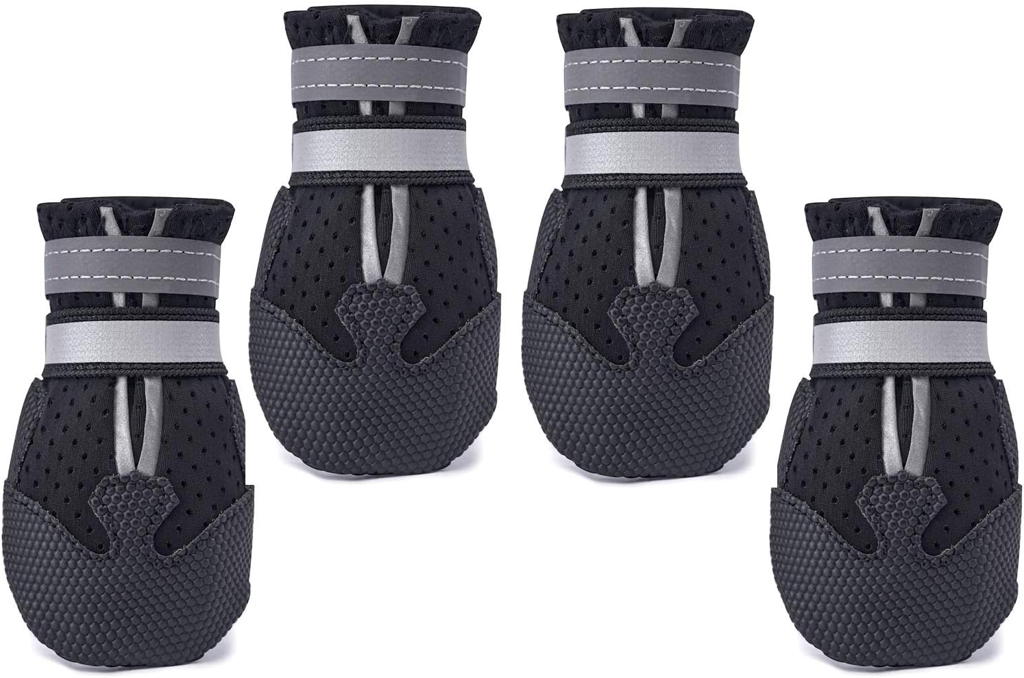 Dimicoo Breathable Dog Boots Nonslip Rubber Soft Sole for