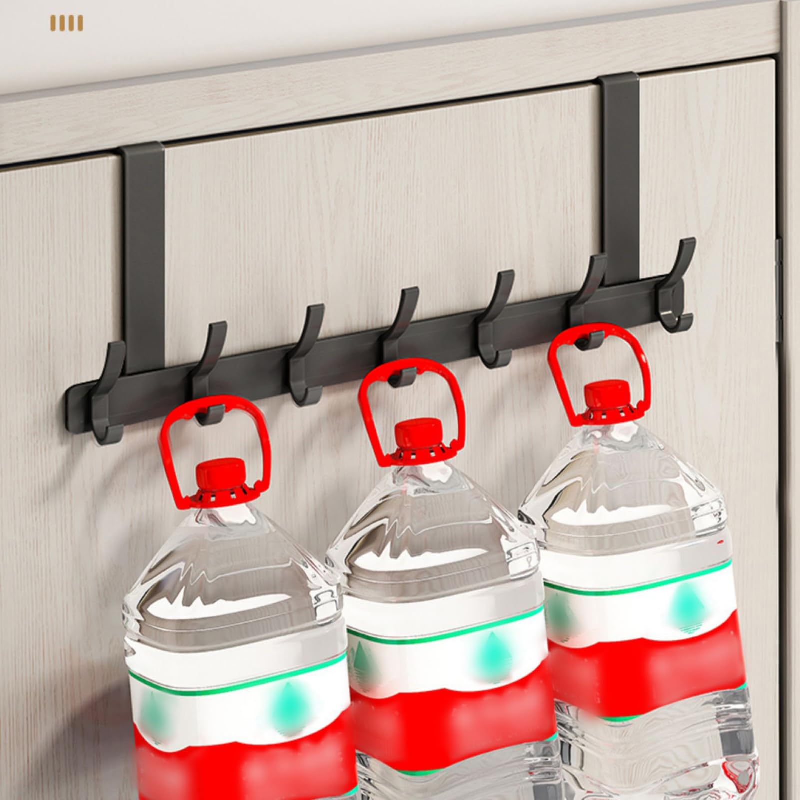Türhaken aus Edelstahl für Mäntel, Jacken, Taschen, Bademäntel, Kleidung, Handtücher, strapazierfähig, 6 Haken