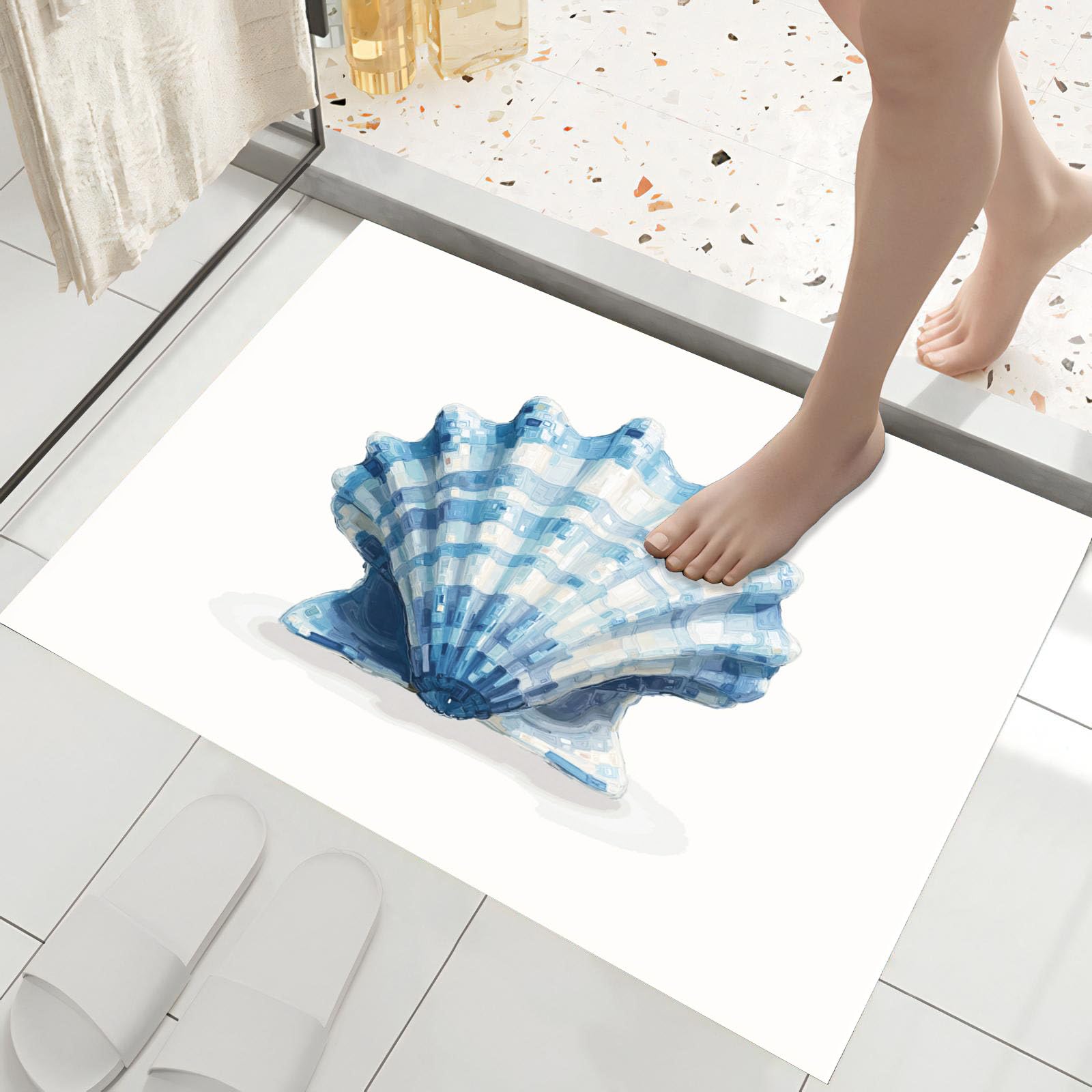 Paillasson entrée antidérapant fini les sols sales tapis 90x150