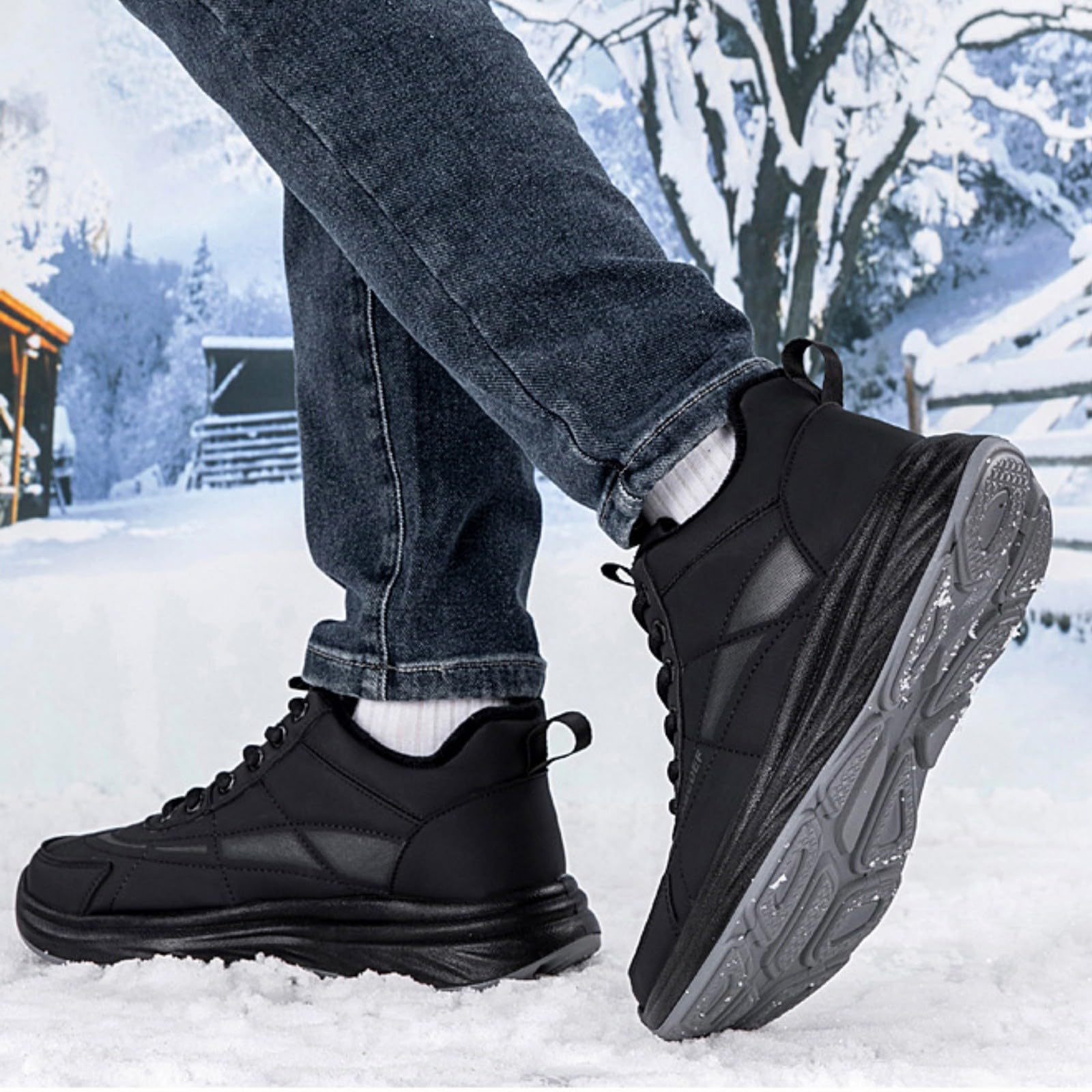 Schuhe Herren Schnürschuhe Sneaker Leicht Turnschuhe Vintage Freizeitschuhe