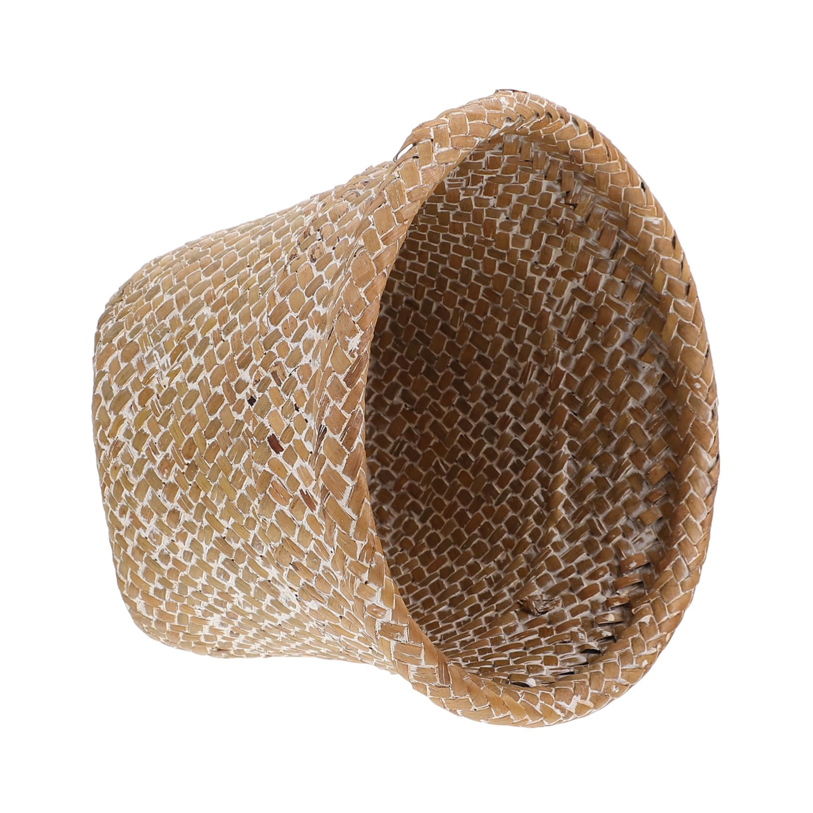 PRETYZOOM 2pièces Panier Pour Fleurs Organisateur Décoratif De Maison Et Chambre Conteneur à Déchets Et Panier De Rangement Corde Naturelle
