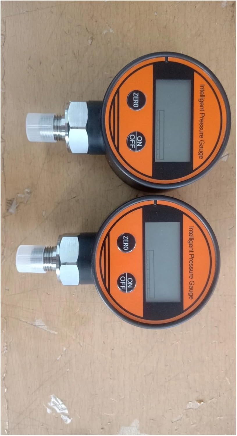 Pressure Gauge 0-16/60/400bar Vacuum Meter Controller -100KPa Manifold Digital Manometer Hydraulic G1/4 Connector(G1-4 Thread,0-2.5bar)