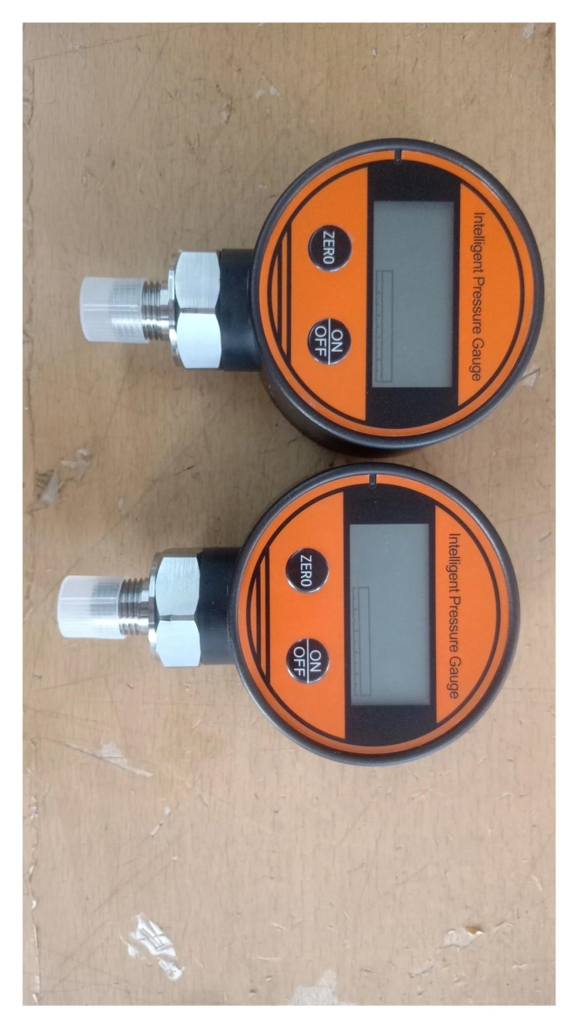 Manomètre 0-16/60/400 bar Contrôleur de vide - Manomètre numérique de collecteur 100 kPa Connecteur hydraulique G1/4(G1-4 thread,0-4bar)
