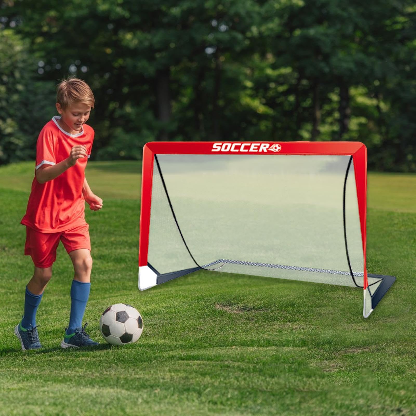 Porta da calcio pieghevole, Porta da calcio portatile,Rete da calcio portatile | Porta da calcio per bambini per bambini, porta da calcio portatile, miniport