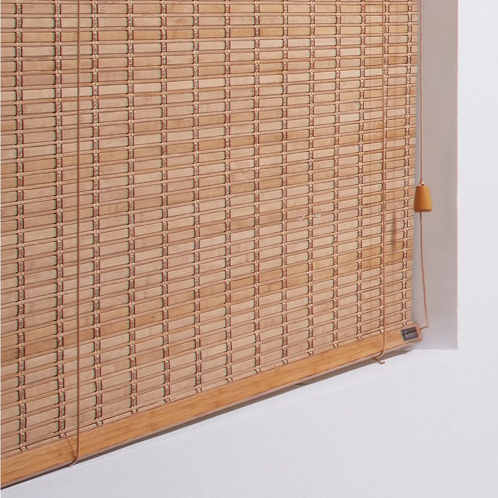 Rideau En Bambou Rétro,Rideau Occultant En Bambou,Stores à Enroulement En Bambou,Stores Venitien Bois,Stores À Rouleaux Romains,Respirant/écologique,pour Jardins,Personnalisées (120x140cm/47x55in)