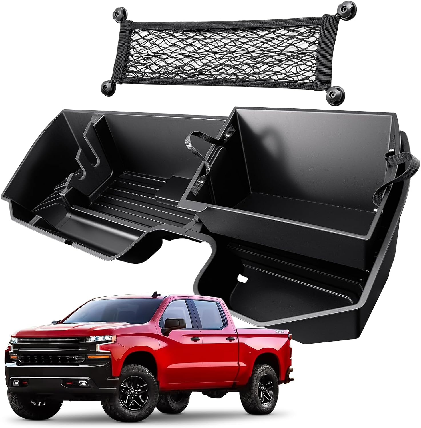 MATiPro Under-Seat Storage Box for Chevrolet Silverado / GMC Sierra (2019–2026)