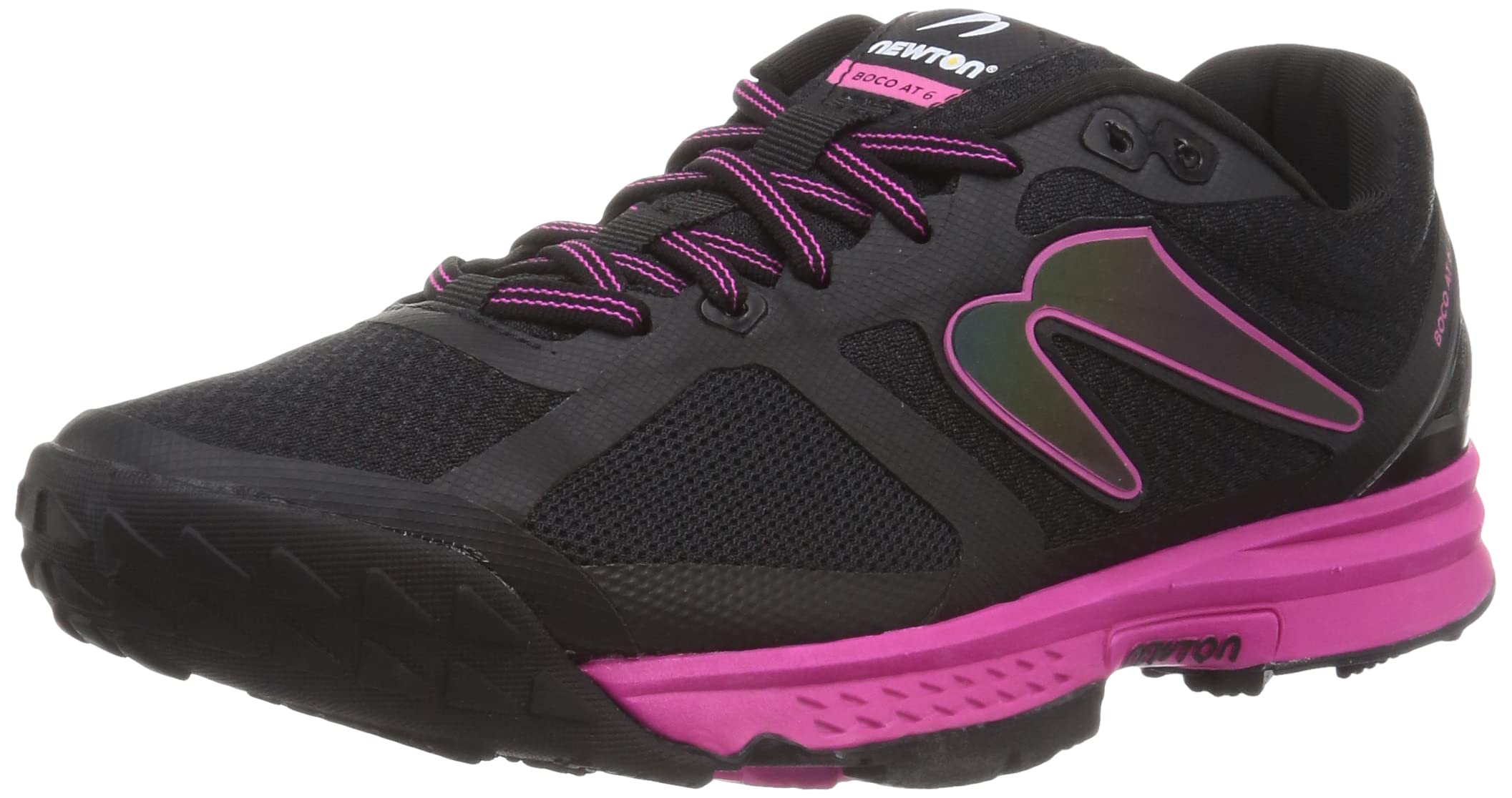NEWTONRunning Boco at 6, Black/Pink, 5