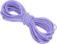 Vista 41 de PATIKIL Cuerda elástica elástica de 109 yardas (328.1 ft), cuerda elástica pesada de 0.059 in, albaricoque para manualidades, correas de gancho