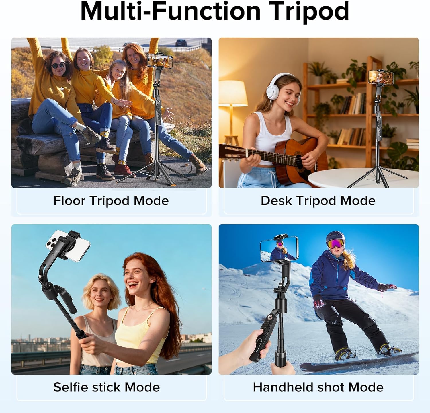Perche à selfie avec suivi automatique du visage pour iPhone, rotation à 360°, support de téléphone avec télécommande, support d'appareil photo de 180 cm pour créateur de contenu (télécommande