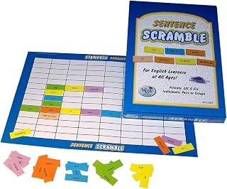 Learning Advantage 6007 Sentence Scramble Game, Grade: 3, 8.5" Height, 1.25" Width, 11" Length