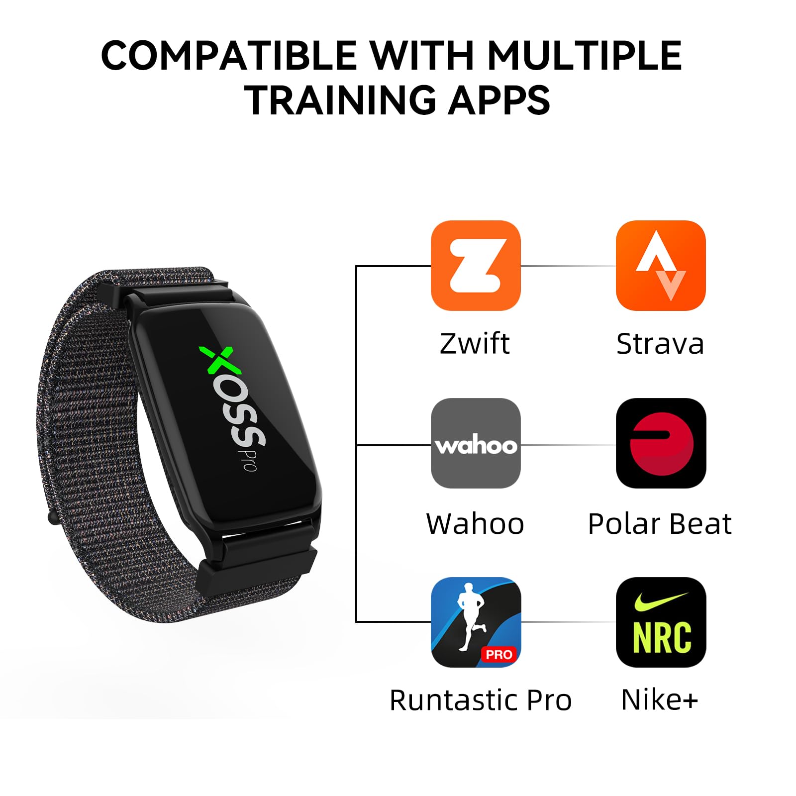 XOSS Beat Band Pro détecteur de équence cardiaque BBP sangle