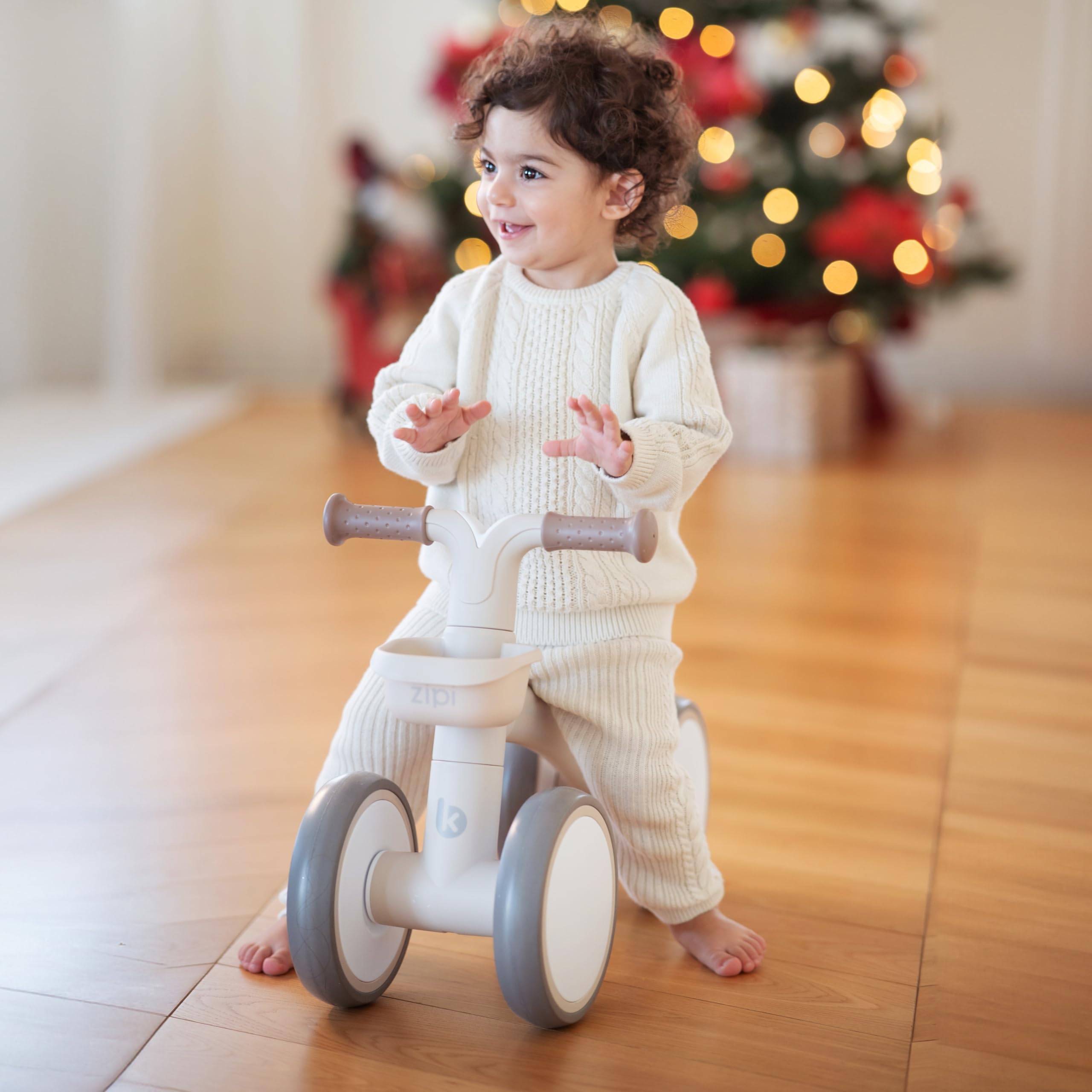 KikkaBoo Bicicleta Sin Pedales ZIPI, Correpasillos Bebé de 1 a 3 Años, Bicicleta Equilibrio, Bici Bebé con Canasta, Ajustable, Juguete para Niños, Azul — view 6