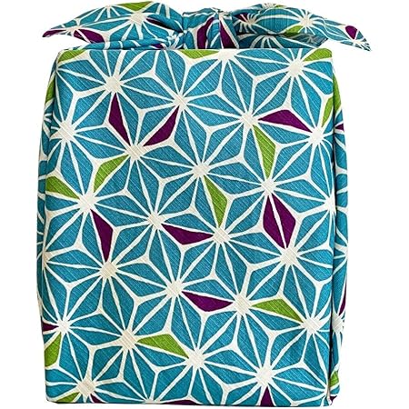 Amazon 風呂敷 大判 麻の葉浅葱 綿シャンタン 古典柄 日本製 卒業式 お花見 お稽古 着物包み エコバッグ ミント 福市祐徳堂 風呂敷 通販