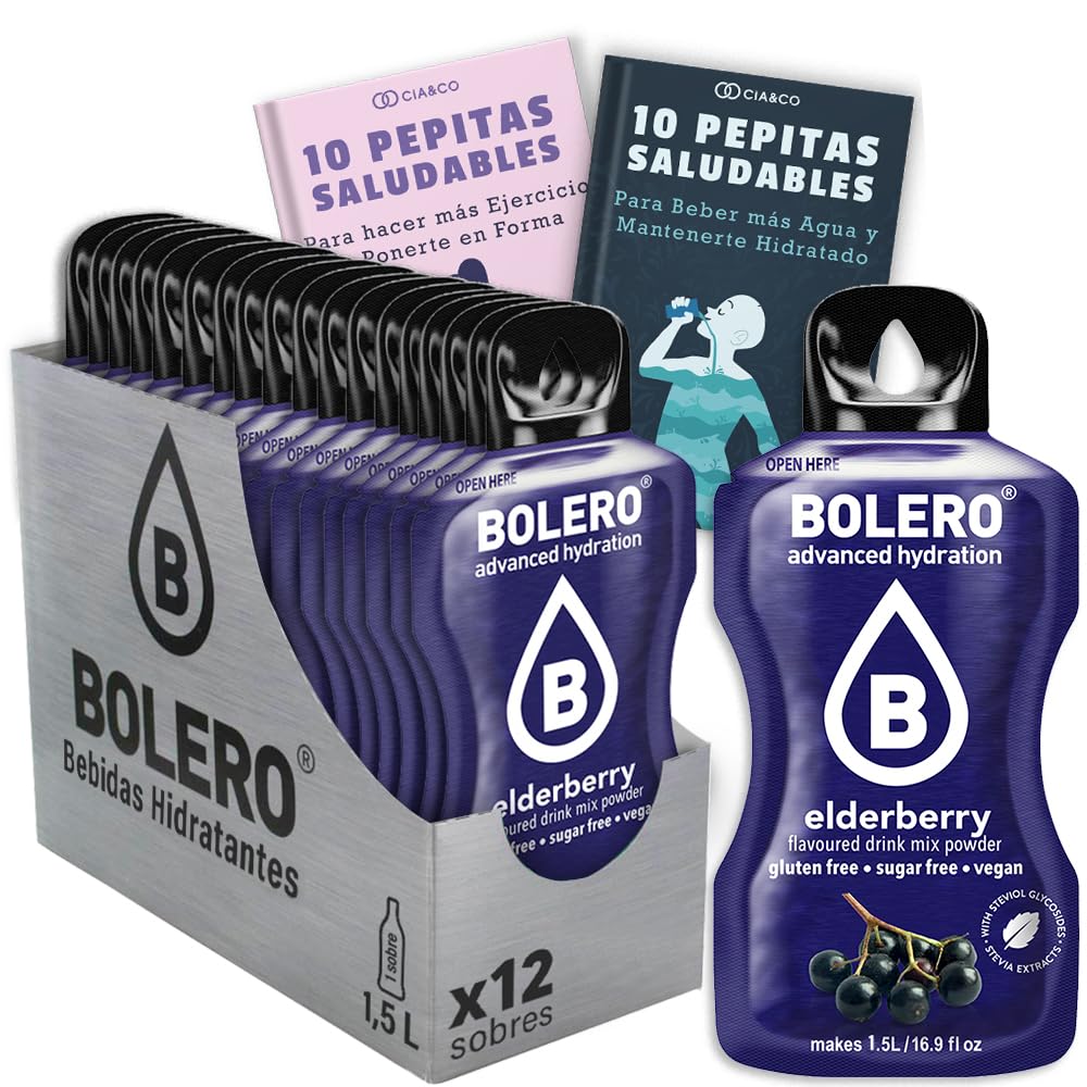 24 x Bebida Bolero COLA Hidratante Sin Azucar (24x9 grs) + 30 Pepitas Saludables para una vida más sana by Cia&Co — view 238