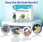 Washing Machine Cleaner -15 Pack, Formulated for Pet Owners | Compatible with HE, Top & Front Load Washer | Septic Safe | Fresh Scent | Removes Residue | Remove Stubborn Pet Hair (15)