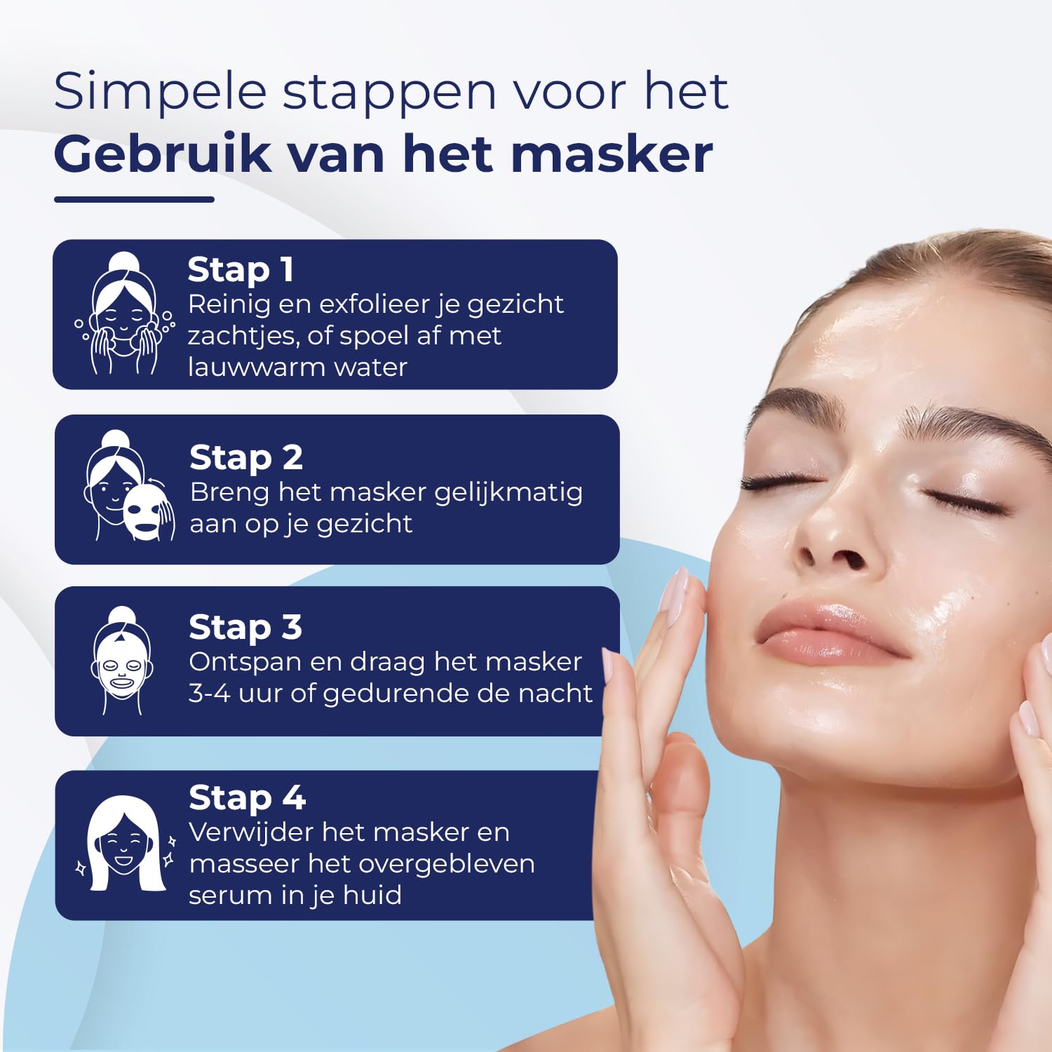 Bio-Collagen Maseczka na twarz, koreańska maseczka z kolagenem, koreańska maseczka z kwasem hialuronowym
