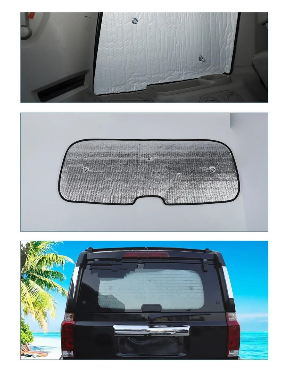 Parasol Parabrisas Cubierta Parasol Parabrisas Delantero Trasero Coche Protección Para Visera Ventana Para Jeep Para Grand Para Commander 2006 2007 2008 2009 2010