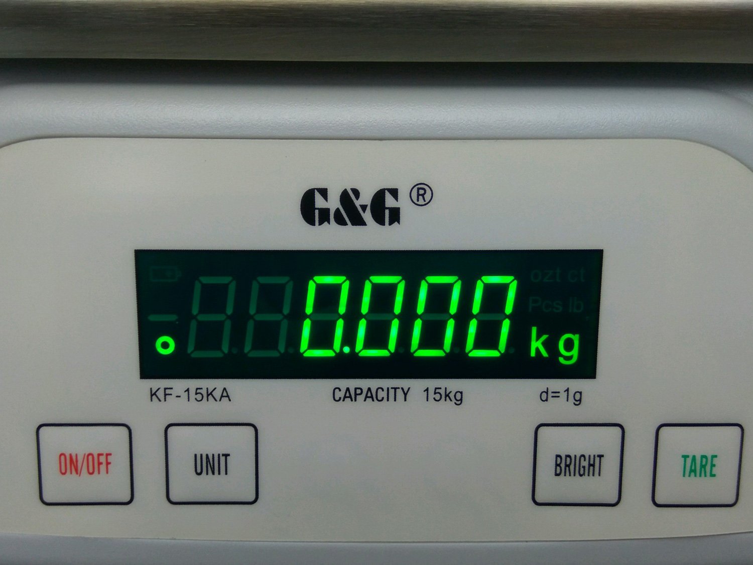 G&G KF-15KA Präzisionswaage 15kg/1g LED Tischwaage