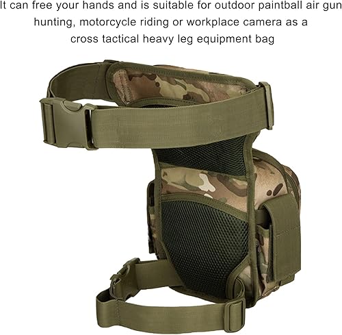 Miniatura 3 de Bolsa táctica de pierna caída, impermeable, bolsa táctica para muslos, bolsa multifuncional para mujeres, hombres, bicicleta, motocicleta, ciclismo,