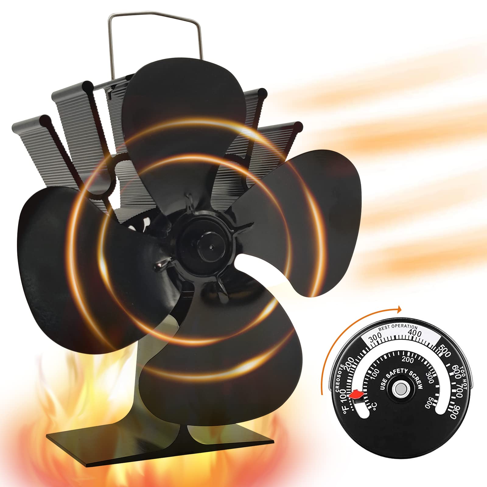 Buy Stove Heat Powered Fan TooCust Silent EcoFriendly Stove