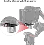 SMALLRIG Counterweight Kit for DJI RS2/RSC2/RS3/RS3 Pro/RS4/RS4 Pro, Zhiyun Crane 2S/3S/Weebill S, Moza Air 2/AirCross 2 - Silver - Clamp Mount - 3125
