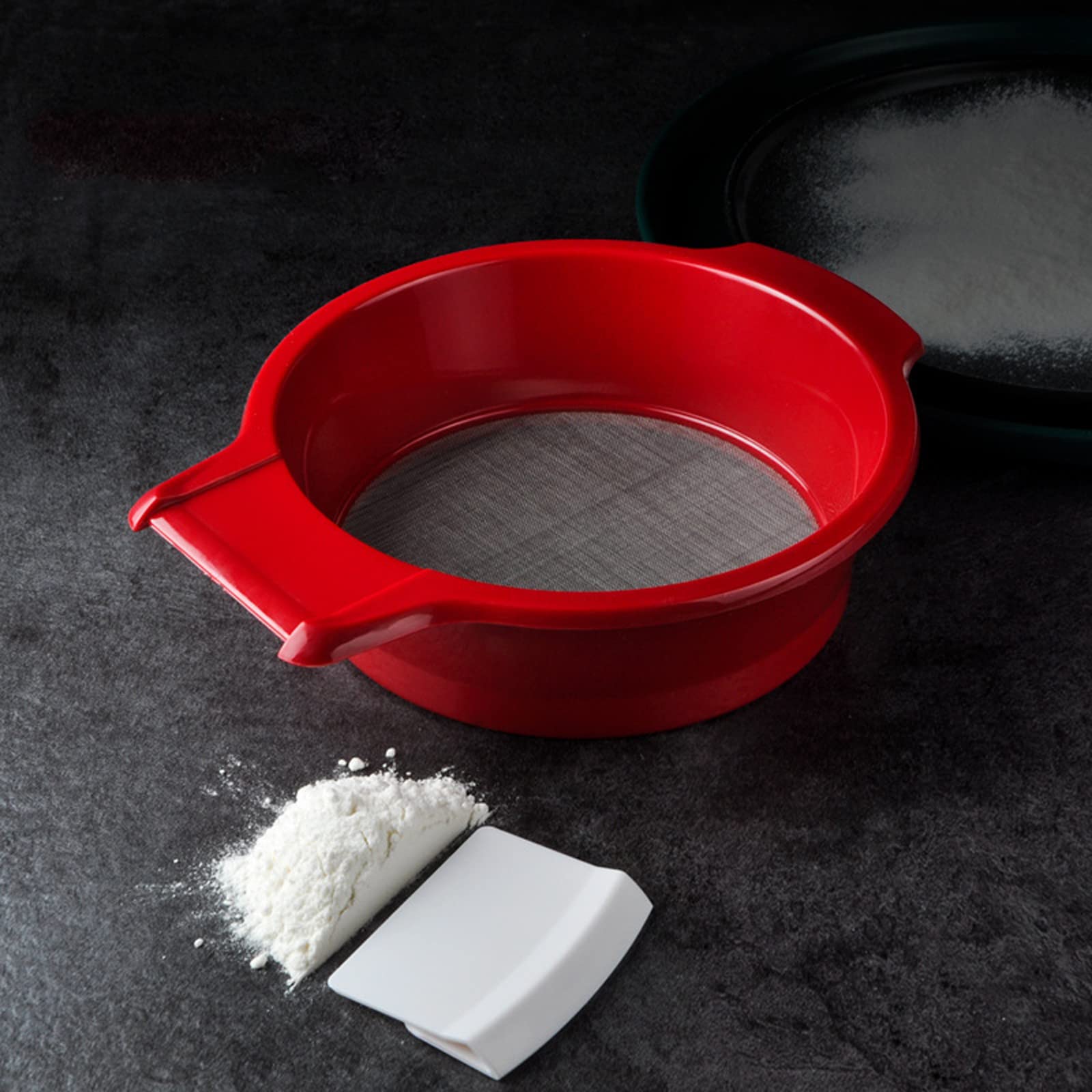 Setaccio Con Manico Ergonomico Colino Da Cucina A Maglia Fine – Setaccio A Maglia Fine In Acciaio Inox, Colino Da Cucina Utensile Da Cucina Per Dolci E Preparazioni