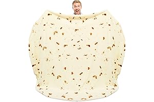 Gigantic Tortilla Blanket (60-80 Inches): The Softest, Most Sensational Novelty Wrap!