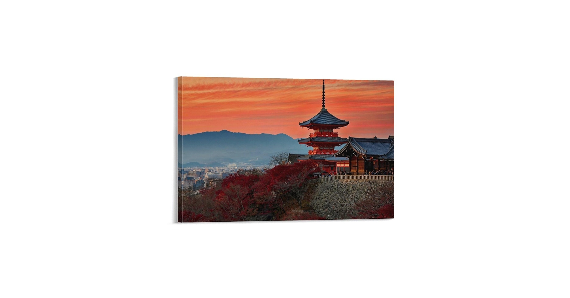 五重の塔 貼り絵 自宅保管品 Amazon.co.jp: 絵画 五重塔インテリア 絵画 カラフルな空美しい