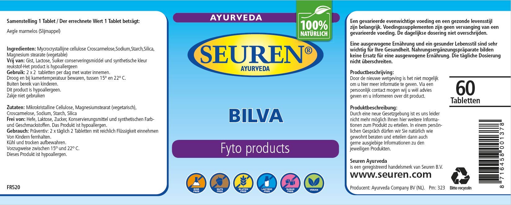 Bilva Ayurveda 120 Tabletten