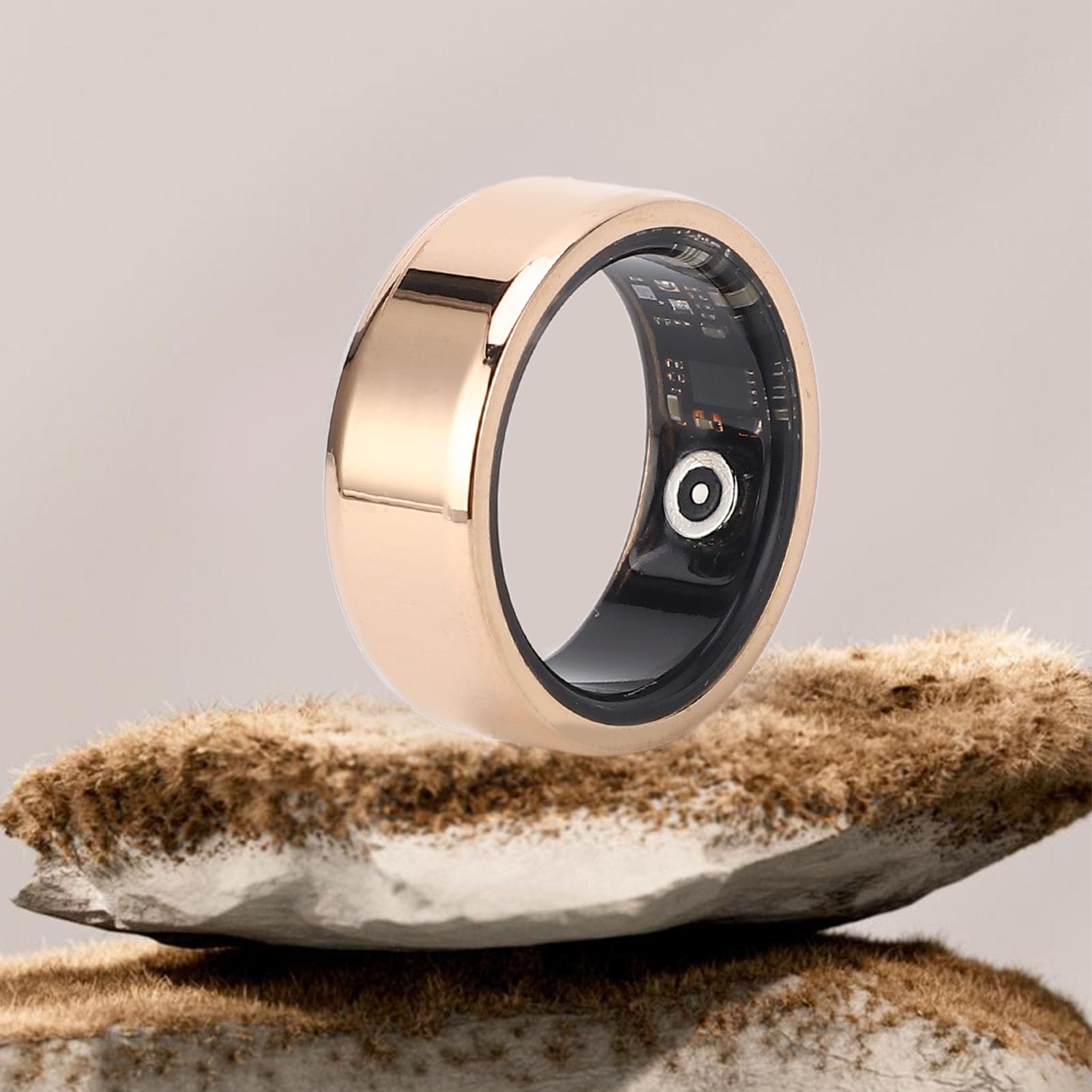 Smart Ring Health Monitor | Connessione Automatica A Basso Consumo | Tracciamento Fitness E Foto Remota