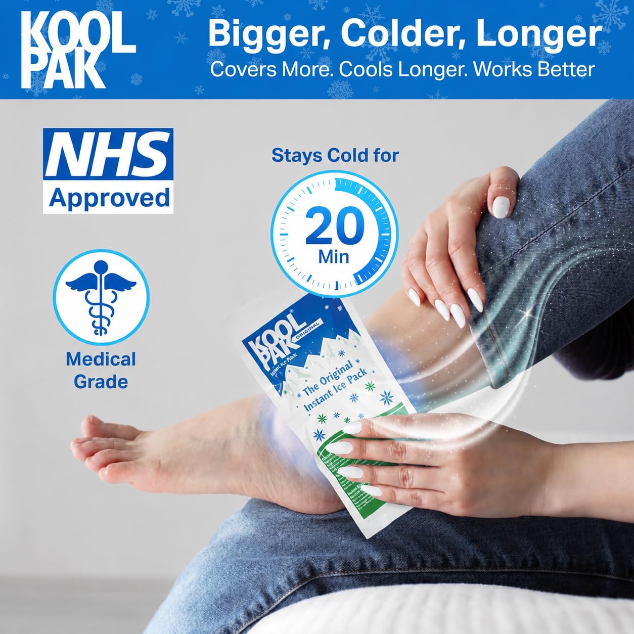 Lote Koolpak de 20 compresas de hielo