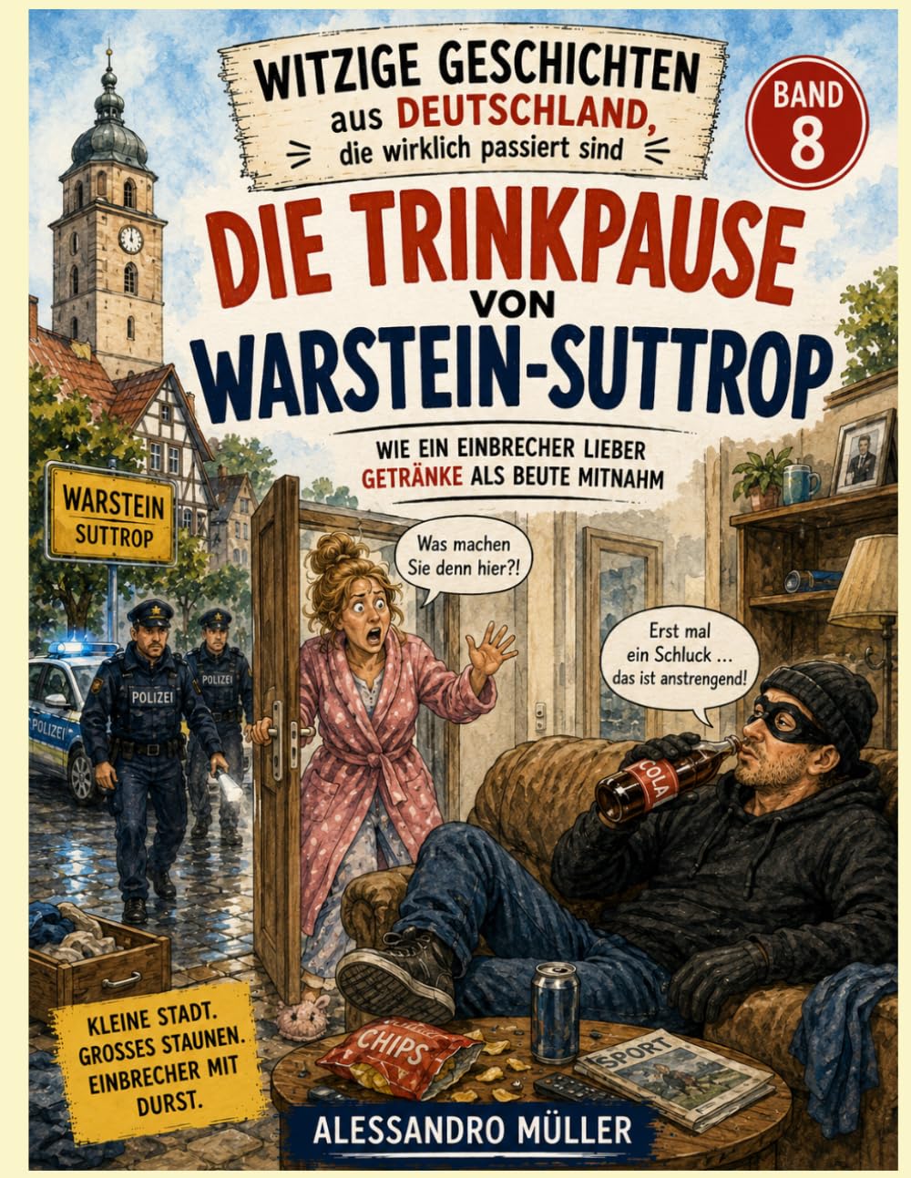Die Trinkpause von Warstein-Suttrop: Wie ein Einbrecher lieber Getränke, als Beute mitnahm (Witzige Geschichten aus Deutschland, die wirklich passiert sind)