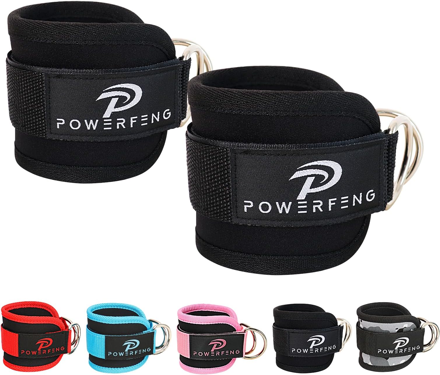 Ankle Strap Cable Machine Women, Glute Kickback Ankle Cuffs for Leg Workout Home Gym, for Leg Extensions & Booty Hip Abductors