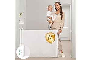 Momcozy Retractable Baby Gate - The Cozy Gateway to Safety