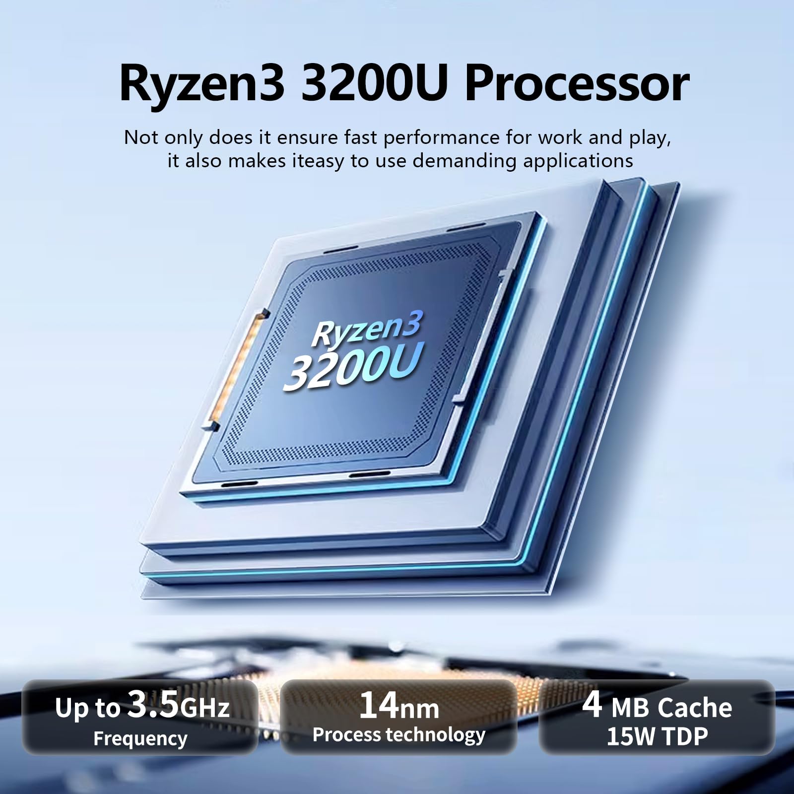 PC Portatile 2 in 1, Notebook R3 3200U CPU, Win 11 PC Portatile 16 GB RAM 512 GB SSD, 15,6 Pollici Notebook 1080P Touchscreen Flip 360°, Radeon Graphics GPU, Laptop con RJ45+USB 3.0+Mini-HDMI+Webcam