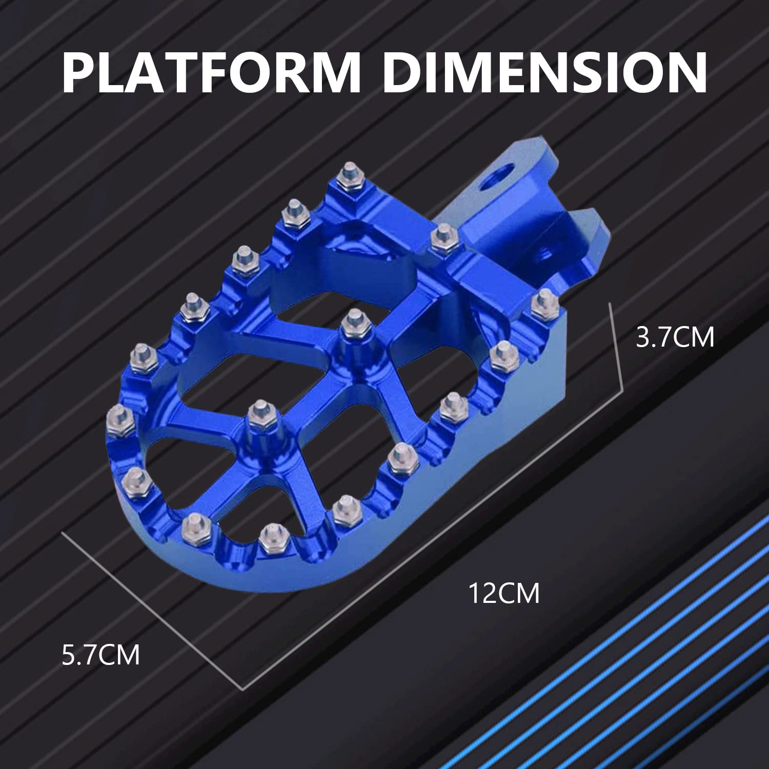 Amazon.com: AnXin Foot Pegs Motorcycle Universal CNC Footpeg for