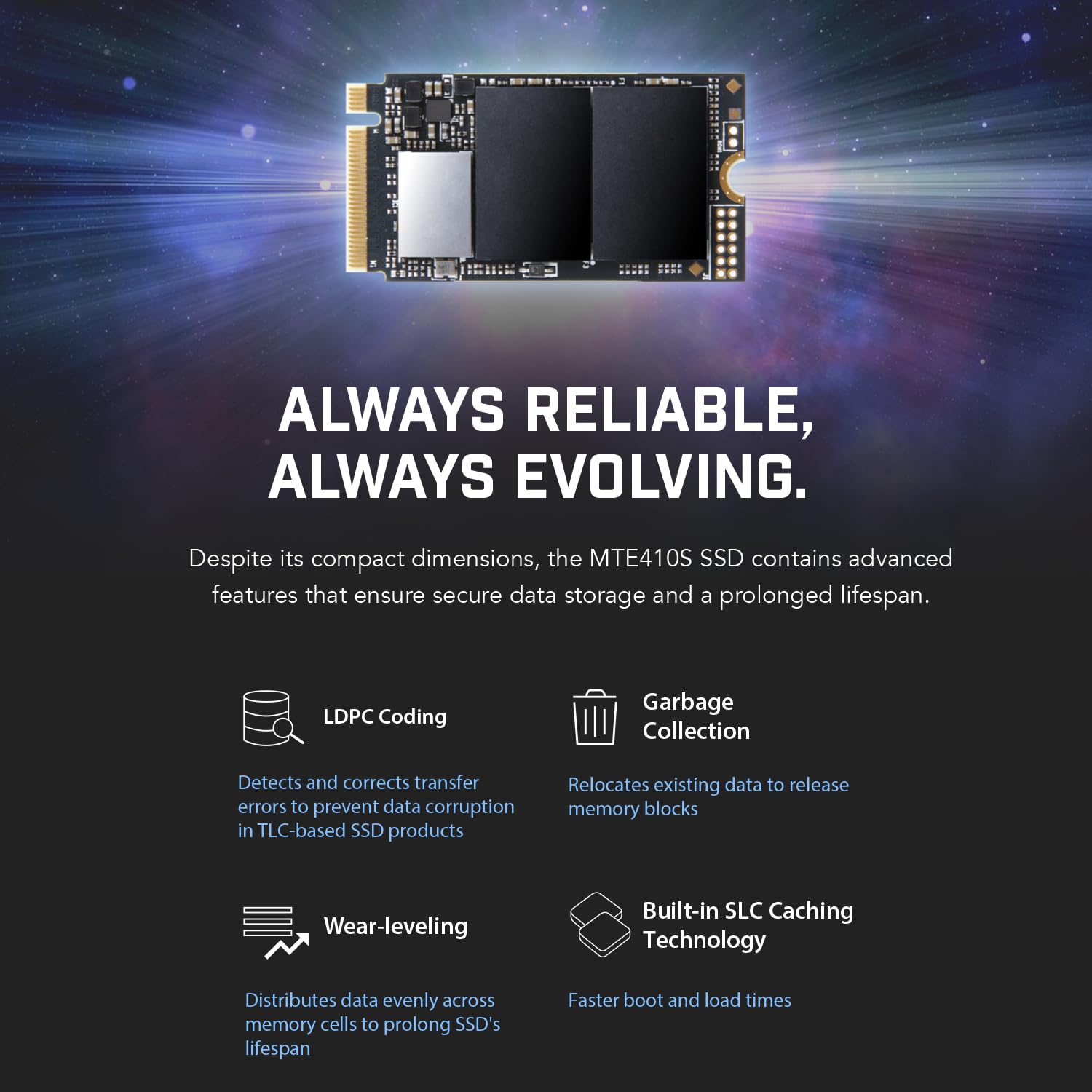 Transcend 512GB M.2 2242 NVMe 42mm PCIe Gen4 x4 Internal SSD