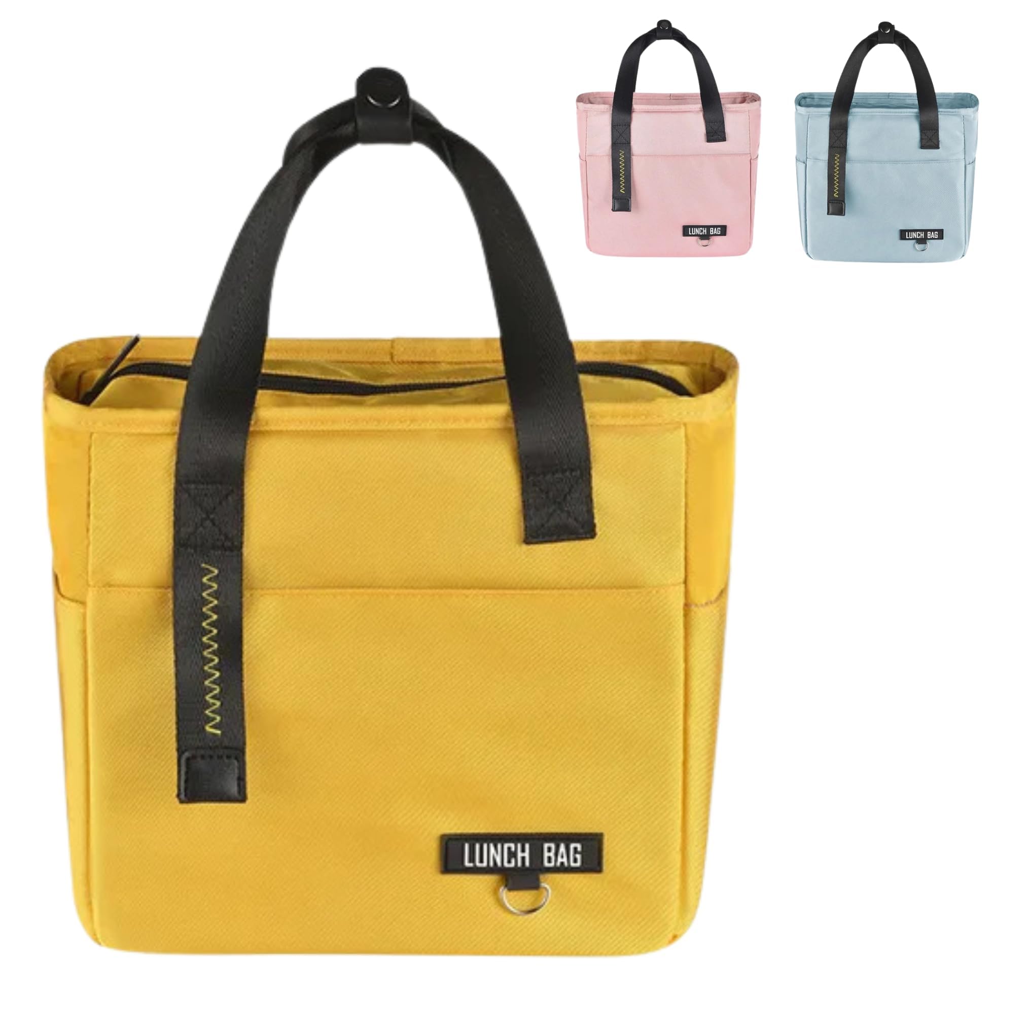Bolsa Térmica Porta Alimentos 8 LITROS, Nevera Portátil, Lunch Box Impermeable, Hermética e Térmica, Porta Fiambrera para Adultos Mujer Niños de Almuerzo Picnic Playa Oficina Viaje o Colegio