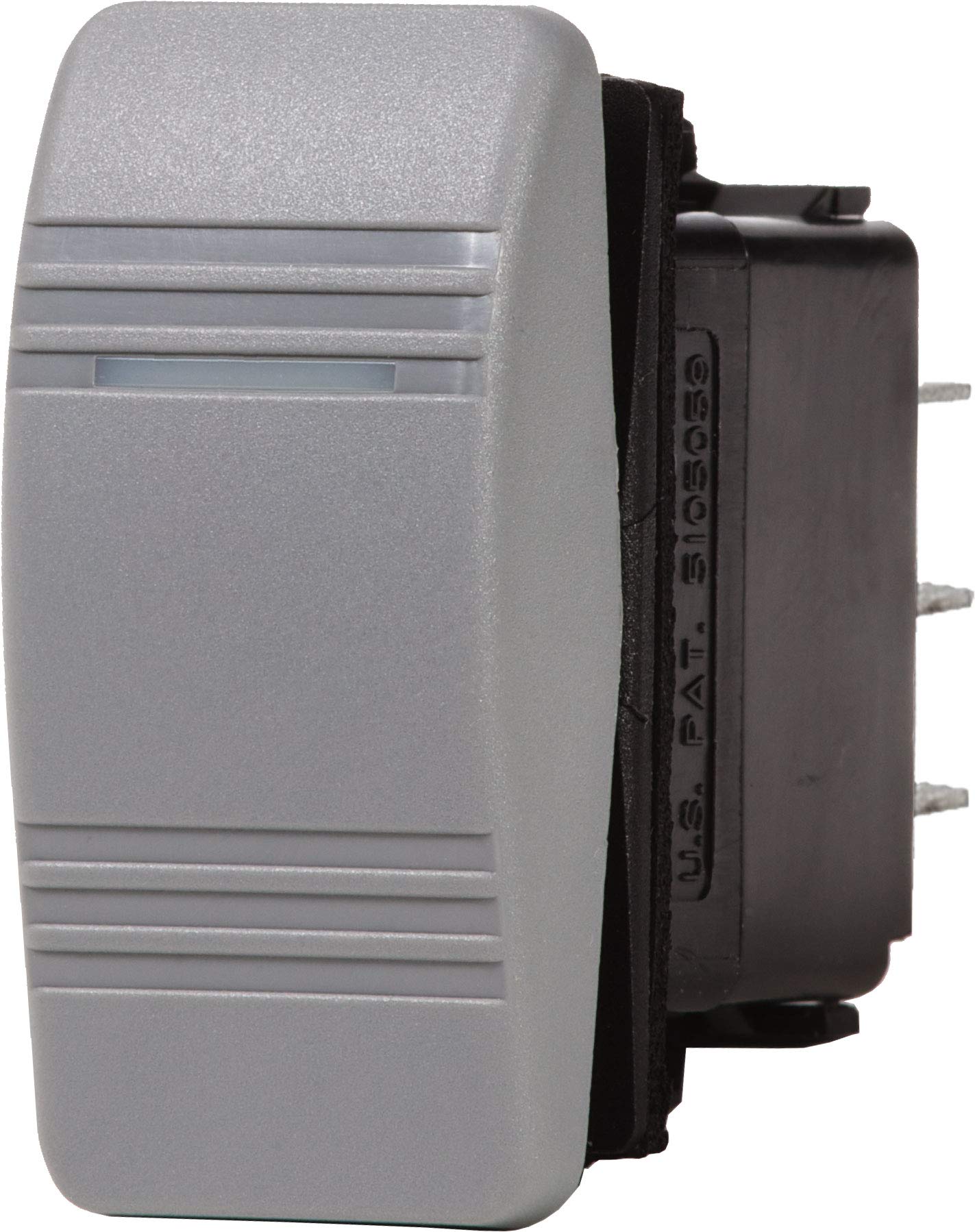Blue Sea Systems 8233 Contura (ON)-OFF-ON SPDT Switch, Grey โ image 1