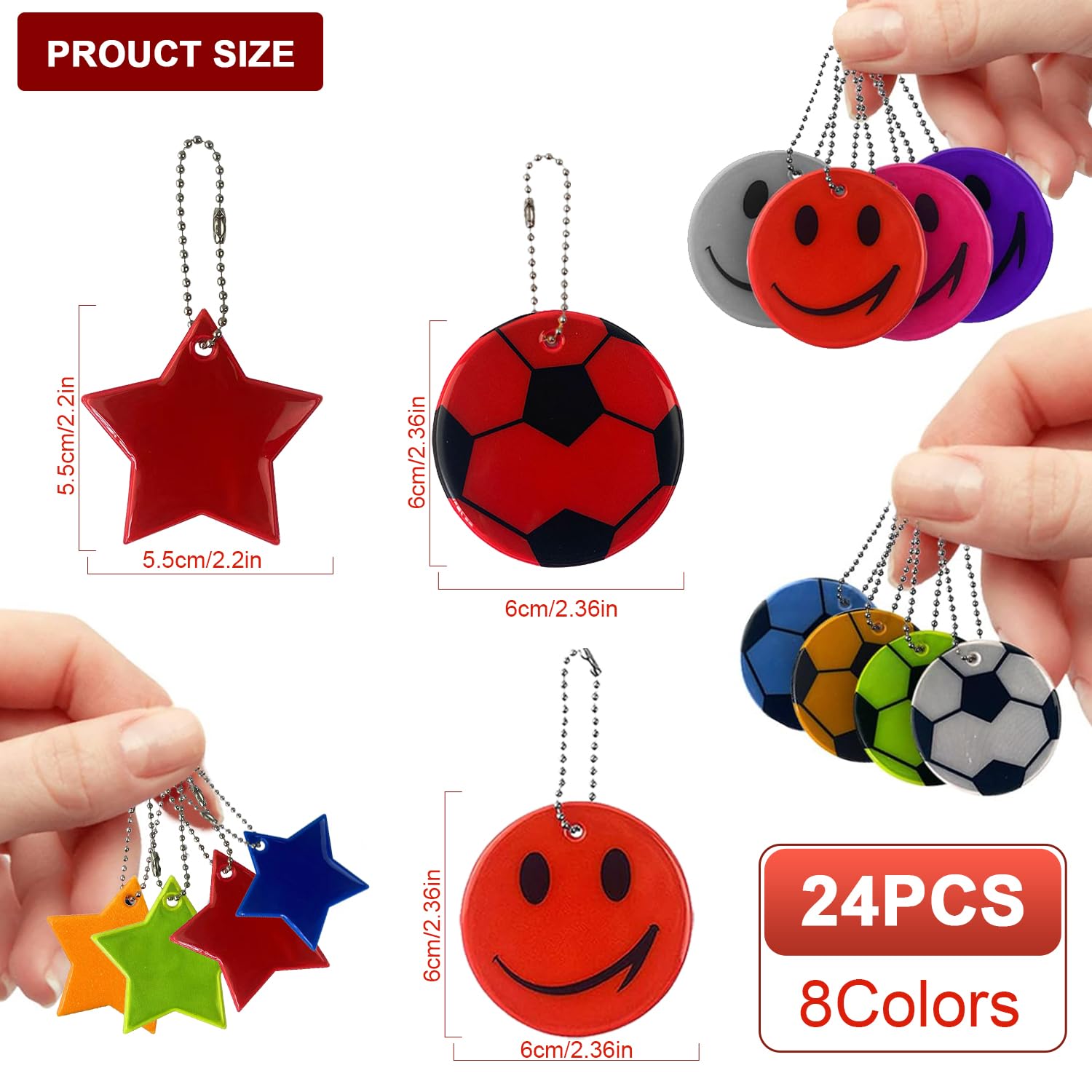 Pendentifs Réfléchissants à LED, Réflecteurs Pour Cartable Eclairage De Securite Pour Enfants 3 Modes Etanche Pour Sac A Dos~p139916441