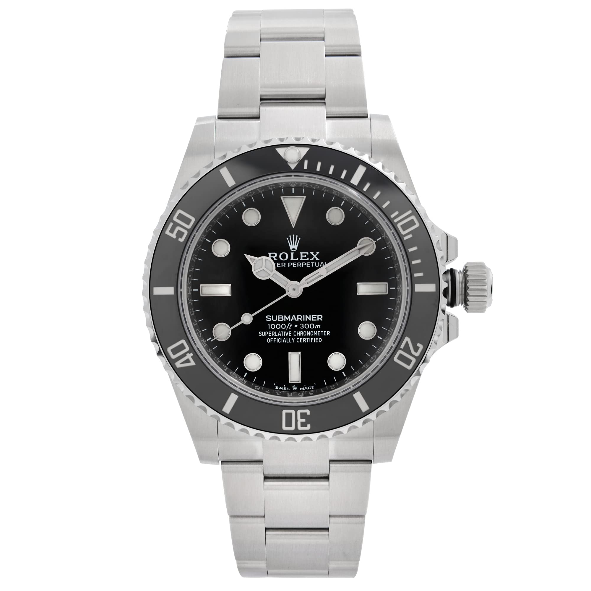 New Listing New DEC 2020 Rolex Submariner 41 No-Date Stainless Black Ceramic 41mm 124060