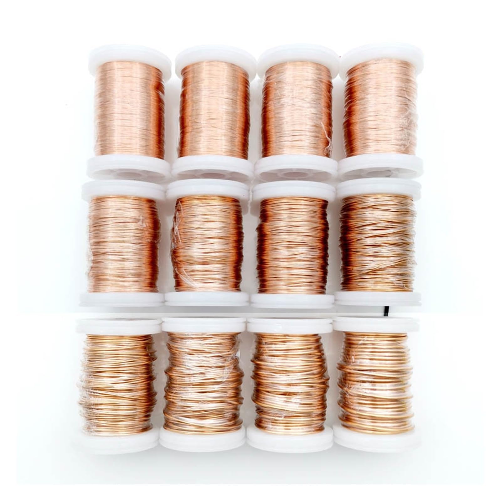 0.13mm 0.25mm 0.51mm 1mm 1.25mm drut miedziany cewka miedziana uzwojenie drutu miedzianego 100g (Color : Brass, Size : 0.13mm)