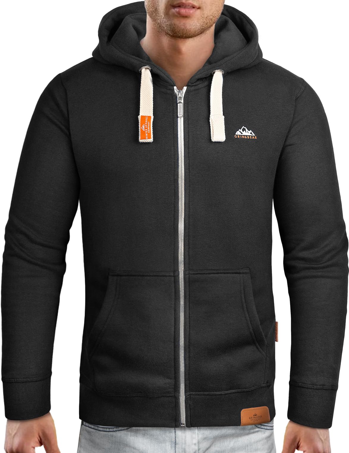 Grin&Bear | Uomo | Felpa con Cappucio Hoodie | GEC022