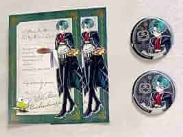 Amazon.co.jp: あくねこ ナック 缶バッジ ポストカード サン