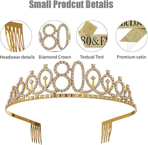 Miniatura 9 de Decoraciones de cumpleaños número 30 para mujer, banda, corona, vela de cumpleaños y globo digital de papel de aluminio de 32 pulgadas, decoración