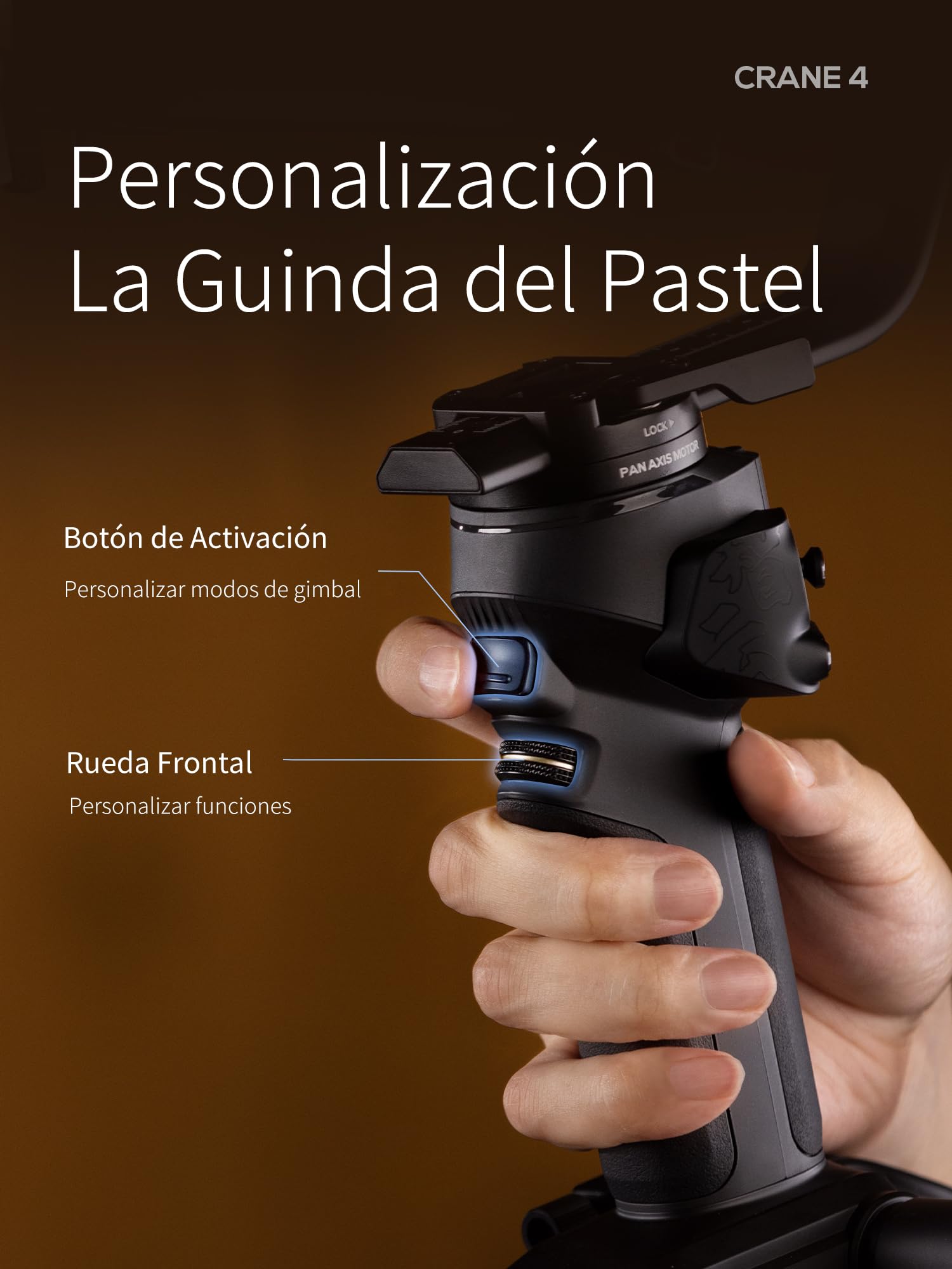 ZHIYUN Crane 4 [Official] Estabilizador Gimbal para cámara DSLR y sin Espejo estabilizador de 3 Ejes con trípode/Bolsillo/lámpara de vídeo para Nikon/Canon/Sony/Panasonic/Fujifilm | Para Nikon, Sony, Panasonic, Canon, Fujifilm BMPCC 6K, Fill Light, PD de