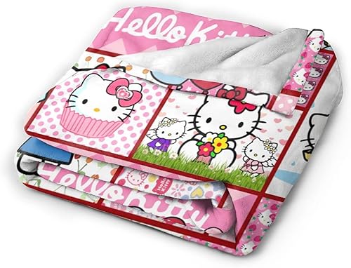 Miniatura 2 de Manta Kawaii para niños y adultos, manta de franela ultra suave y acogedora, manta de felpa suave y cálida para sofá cama de 50 x 40 pulgadas